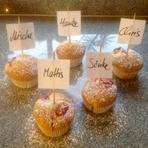Besetzte Heldenmuffins