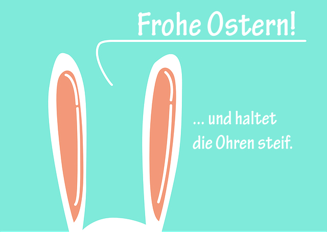 Ostergruß! Kurz und knackig.