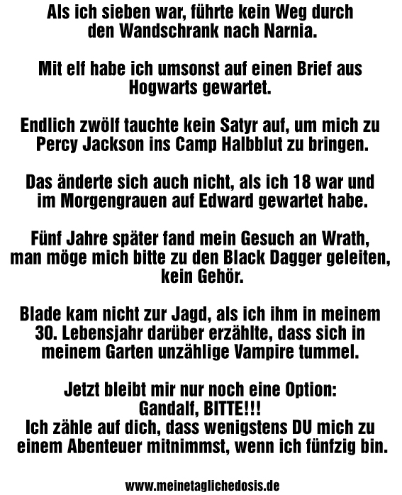 Gandalf als letzte Option!