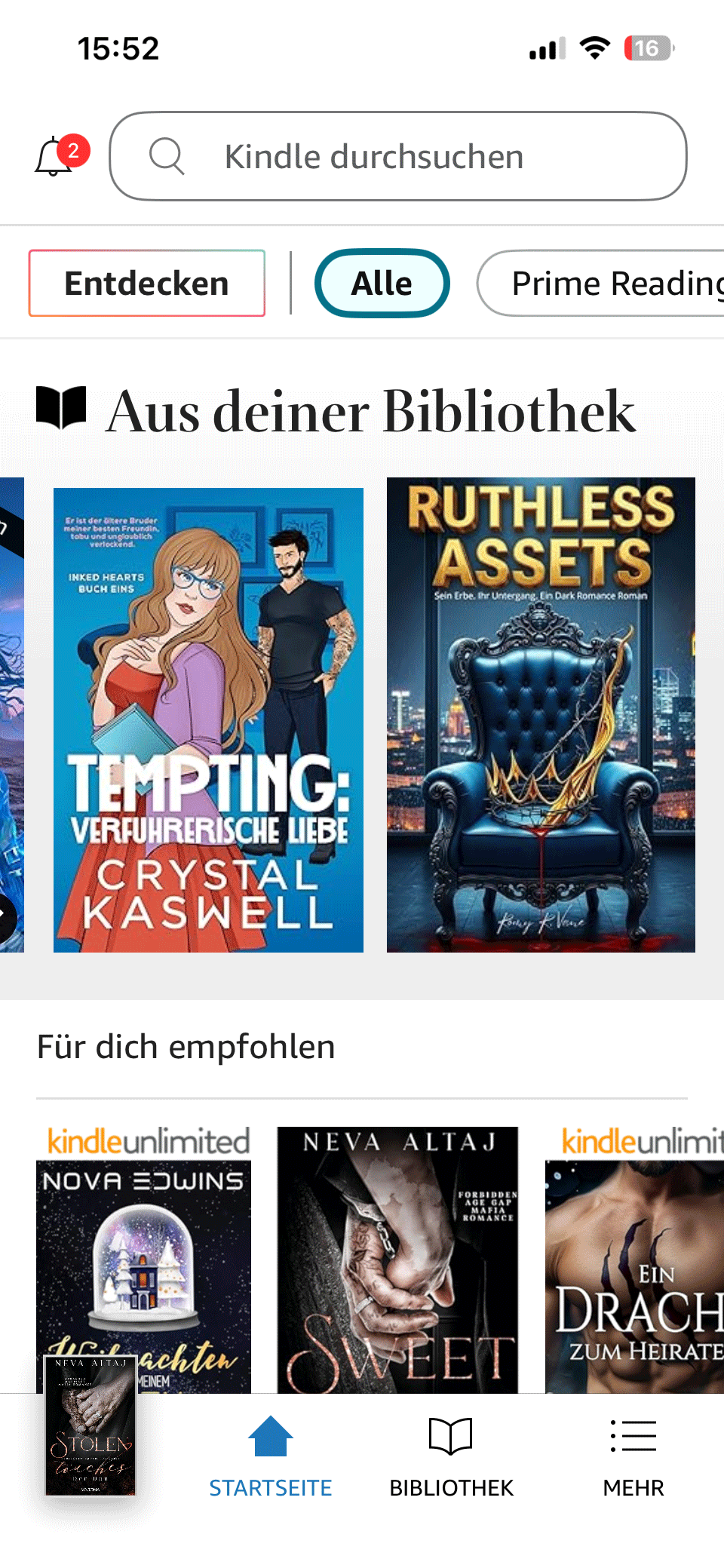 Gefährlich, prickelnd, unwiderstehlich – mein neuer Lesestoff