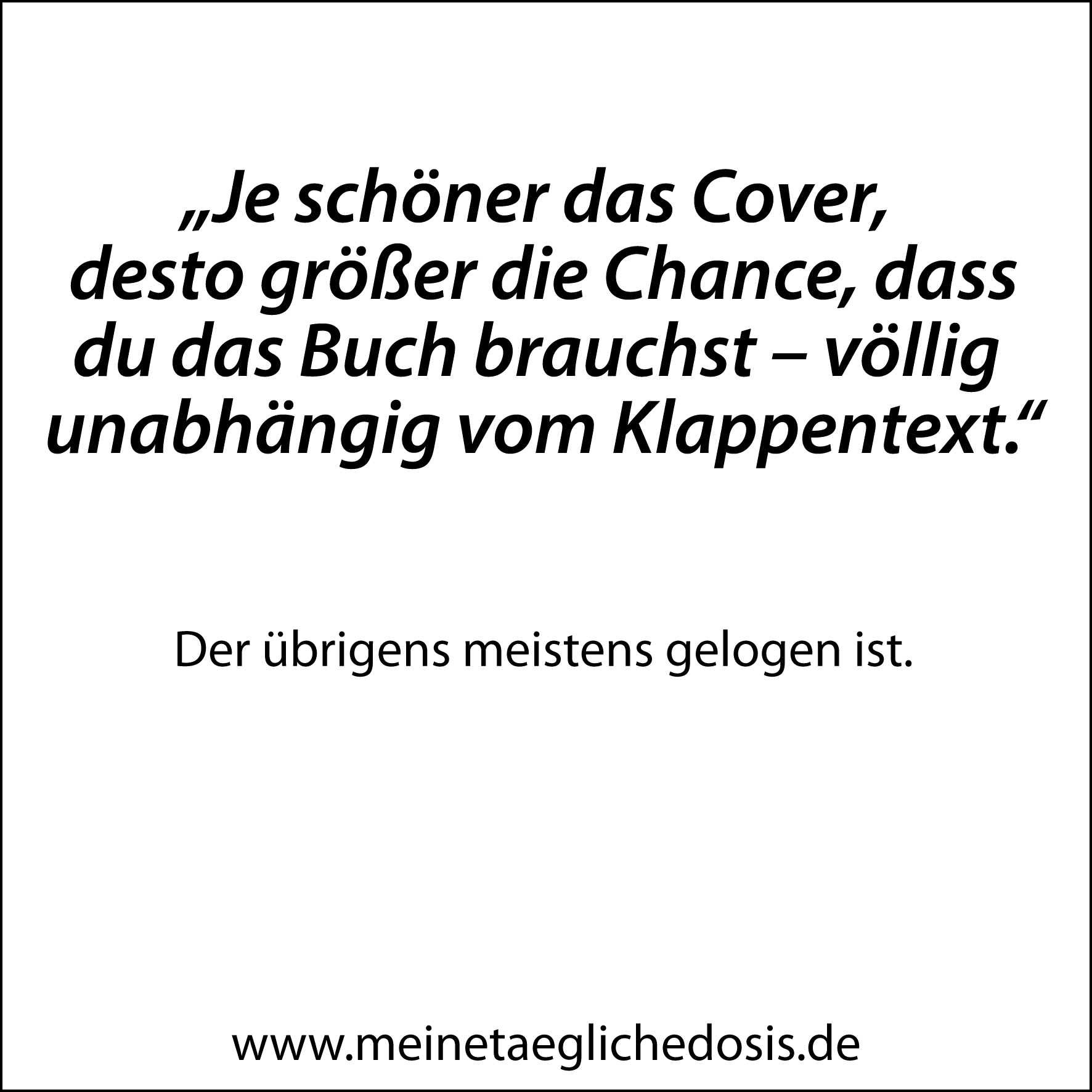 Das Gesetz der Covermagie