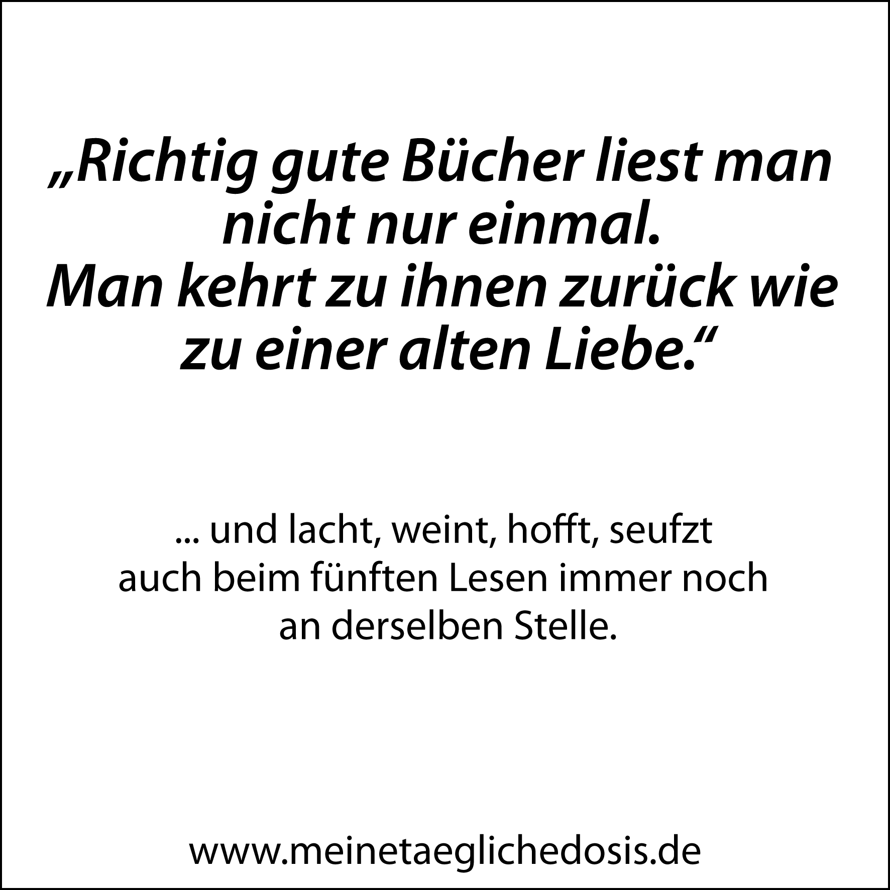 Gesetzt des Lesens Re-Reading Buch