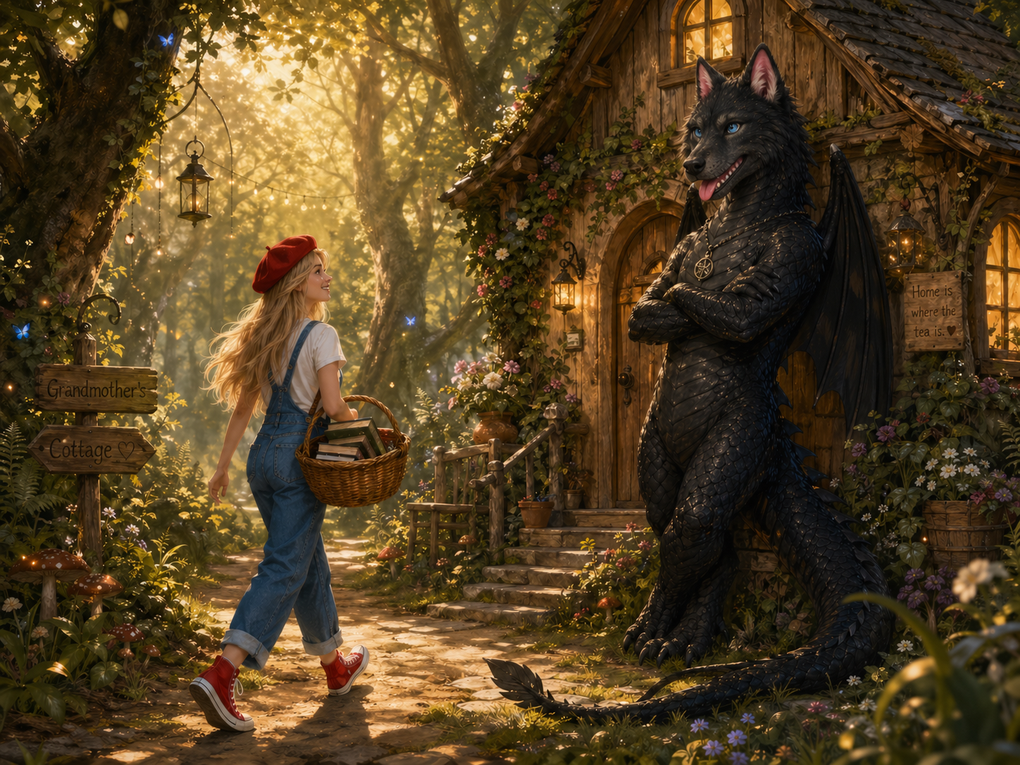 Hektor Wolfswandler Rotkäppchen Buchvorstellung Märchenadaption