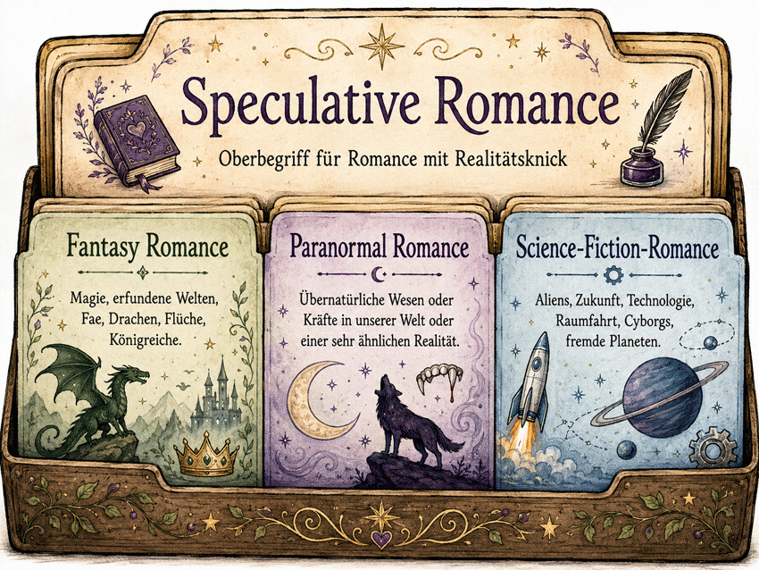 Speculative Romance
Fantasy Paranormal Science Fiction