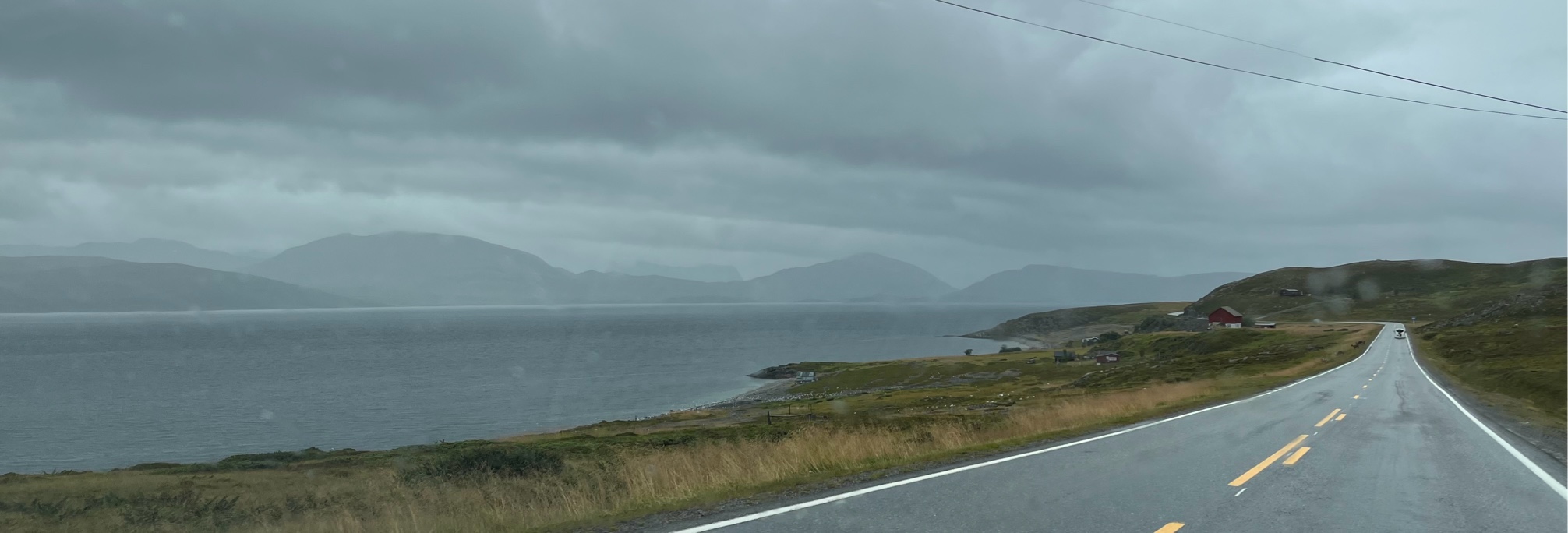 Weg nach Hammerfest Norwegen Nordkap