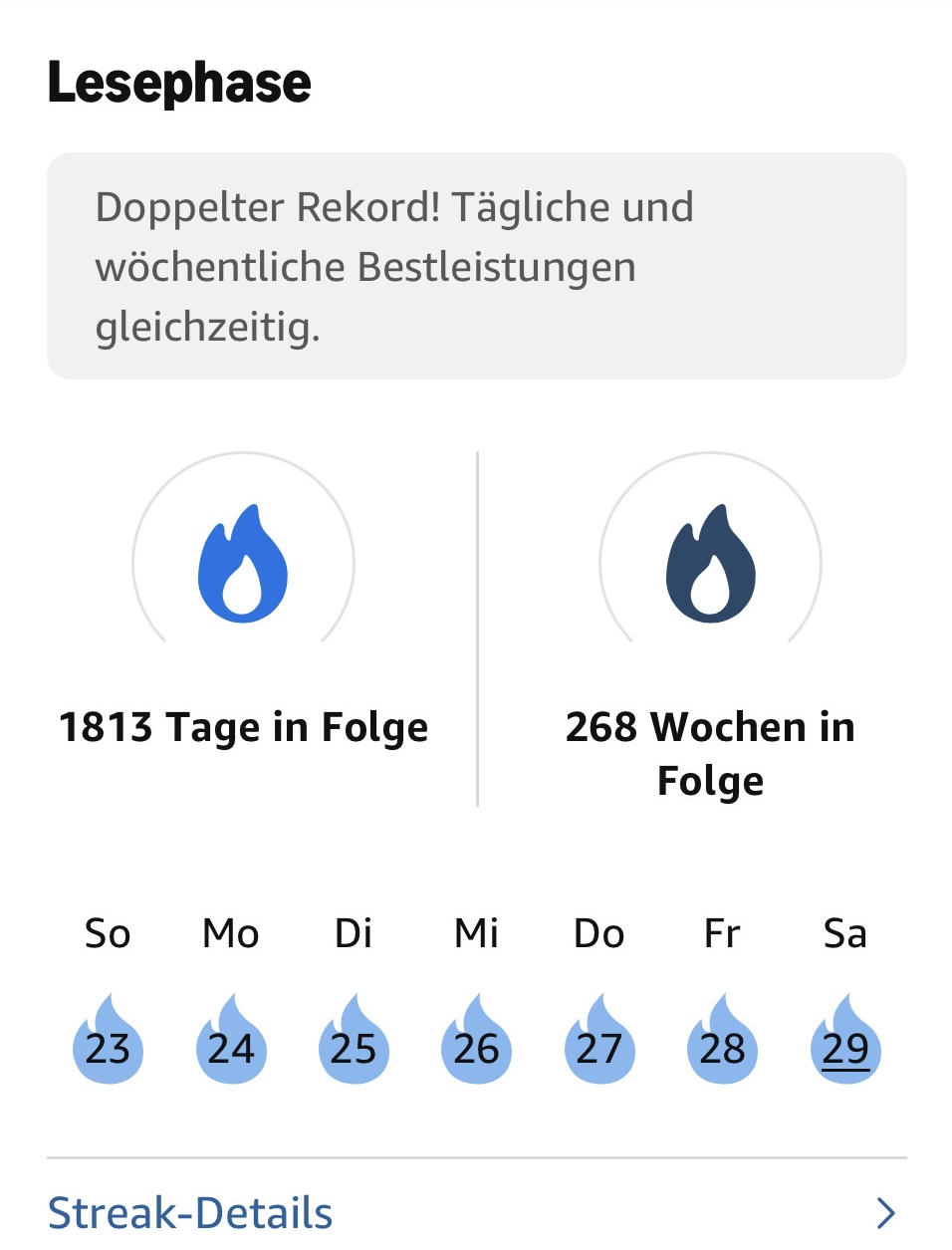 Screenshot der Lese-App für 1813 Lesetage 