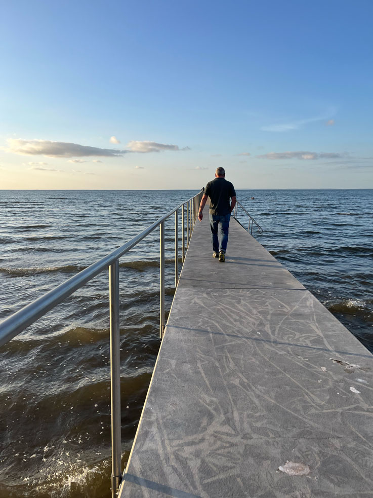 Bastad Steg ins Meer