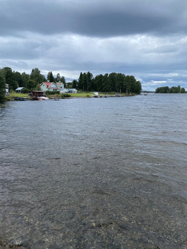 Blick auf den Storsjön bei Östersund