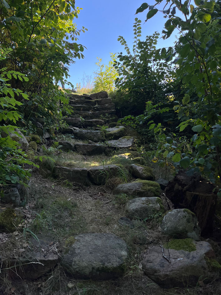 Treppe Margretetorp-Garten